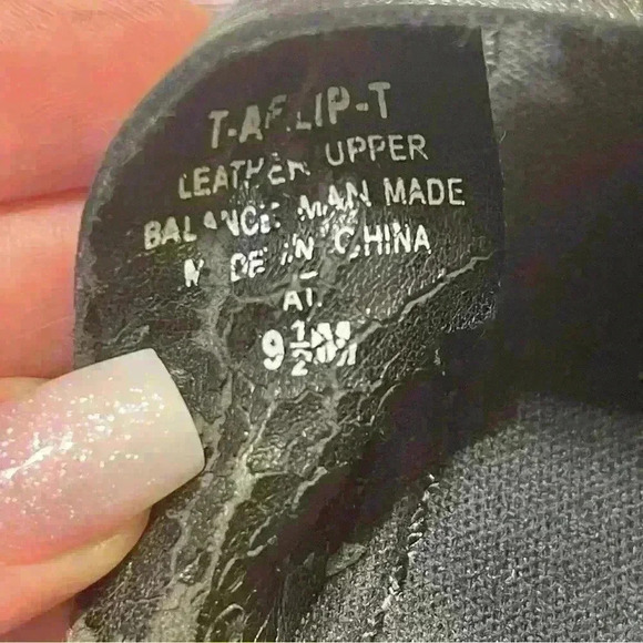 Easy Spirit Crossband Slip-on Sandal Black Size 9.5 Leather Upper - Picture 8 of 8